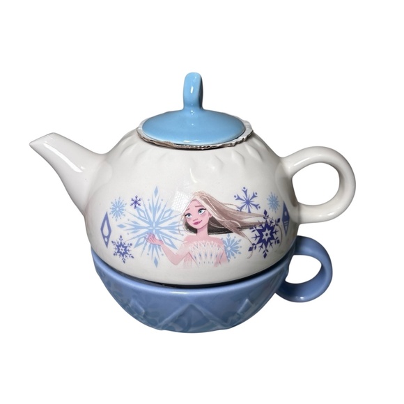 Zak! - Disney -  Frozen - Elsa Queen Of Snow And Ice Teapot - Picture 1 of 6